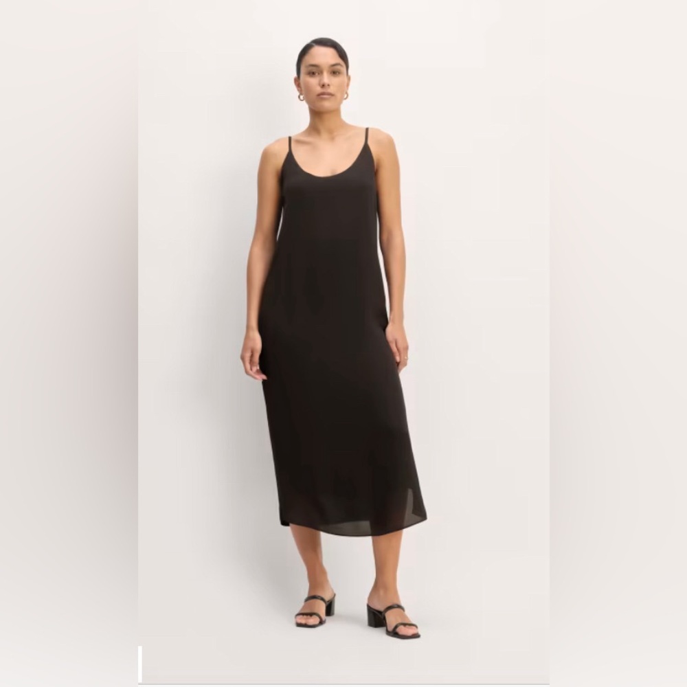 Everlane Slip Dress in Black, size 4